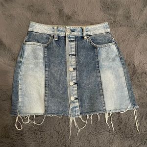 pacsun two toned skirt